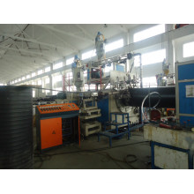 HDPE PIPE MAKING MACHINE Large Dimeter Hollow Wall HDPE Winding Pipe Making Line